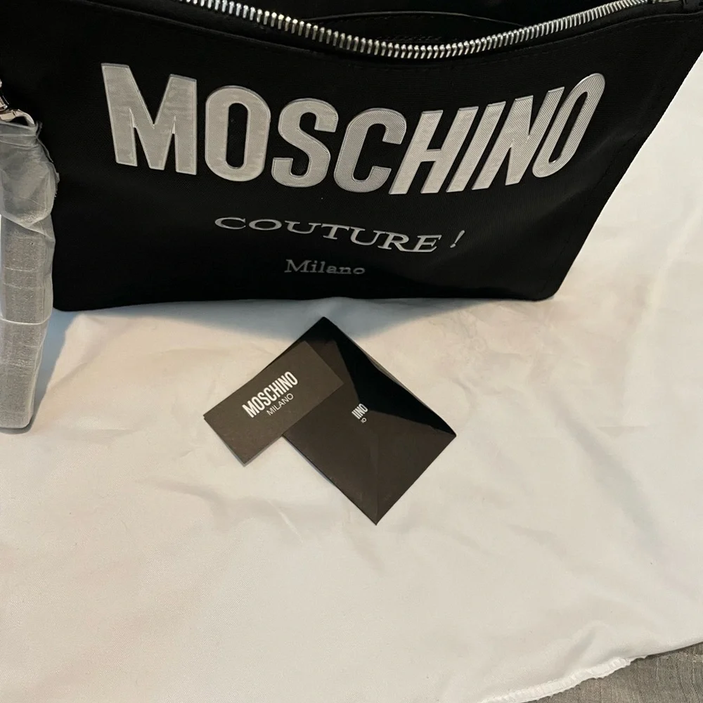 Moschino Couture Cordura nylon wrislet .